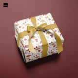 Vtipný vánoční balicí papír Měkký dárek na míru