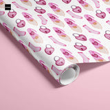 Dětský balicí papír Růžový skřítek se jménem