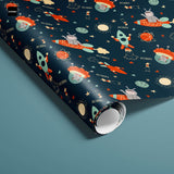 Balicí papír pro děti Astronauti se jménem