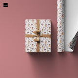 Vánoční balicí papír pro děti Sobíci se jménem na míru