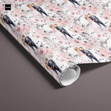 Svatební balicí papír pro novomanžele