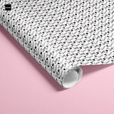 Zamilovaný balicí papír Černobílá láska