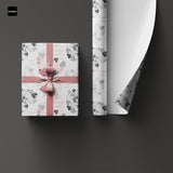 Dárkový balicí papír Srdce s vlastním věnováním pro zamilované