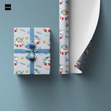 Dětský balicí papír Veselý žralok s vlastním textem