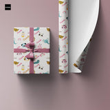 Roztomilý balicí papír pro děti se jménem