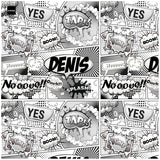 Originální balicí papír na míru komiksový