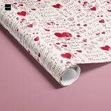 Zamilovaný balíc papír love pro partnerku