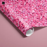 Zamilovaný balicí papír tisíc srdcí s vlastním textem