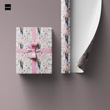 Svatební balicí papír pro novomanžele na míru