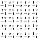 Vtipný balicí papír Fuck off