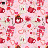 Zamilovaný balicí papír růžový se jménem