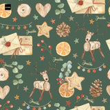 Vánoční balicí papír s vlastním jménem - Vánoční zátiší