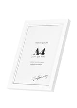 Bílý dřevěný rám, 21x30cm, A4