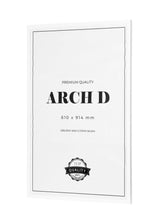 Bílý dřevěný rám, 61x91cm, D0