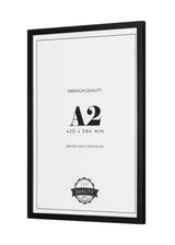 Černý dřevěný rám, 42x60cm, A2