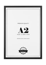 Černý dřevěný rám, 42x60cm, A2