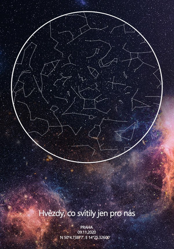 Hvězdná mapa Magická galaxie