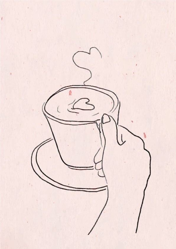 Plakát Káva je láska