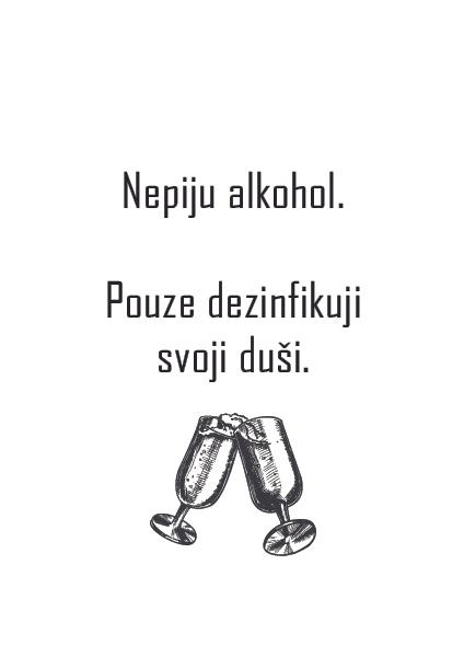 Plakát Nepiju alkohol