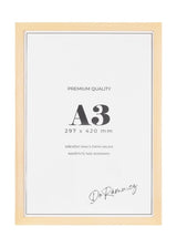 Přírodní dřevěný rám, 30x42cm, A3
