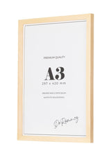 Přírodní dřevěný rám, 30x42cm, A3