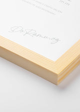 Přírodní dřevěný rám, 61x91cm (D0)