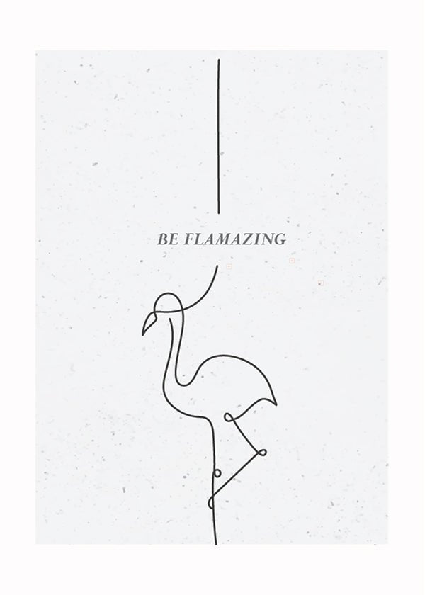 Plakát Be flamazing