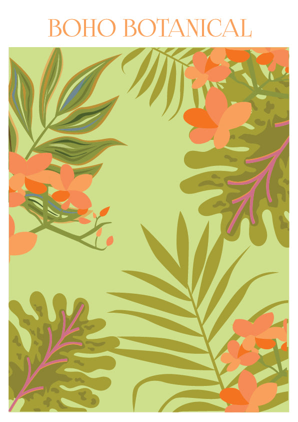 Plakát Boho botanical