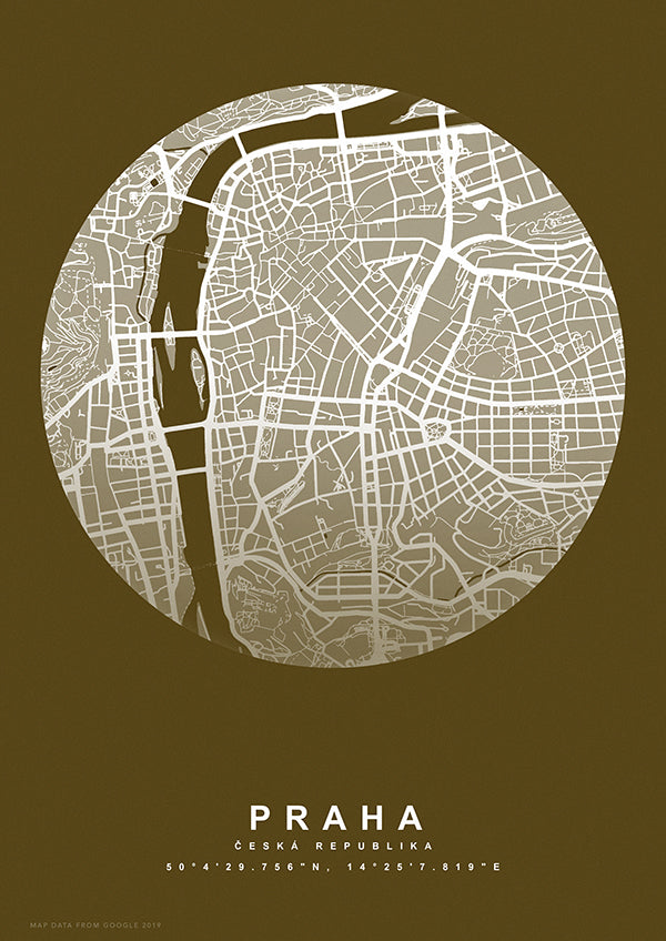 Vzpomínková mapa místa hnědý kruh 2