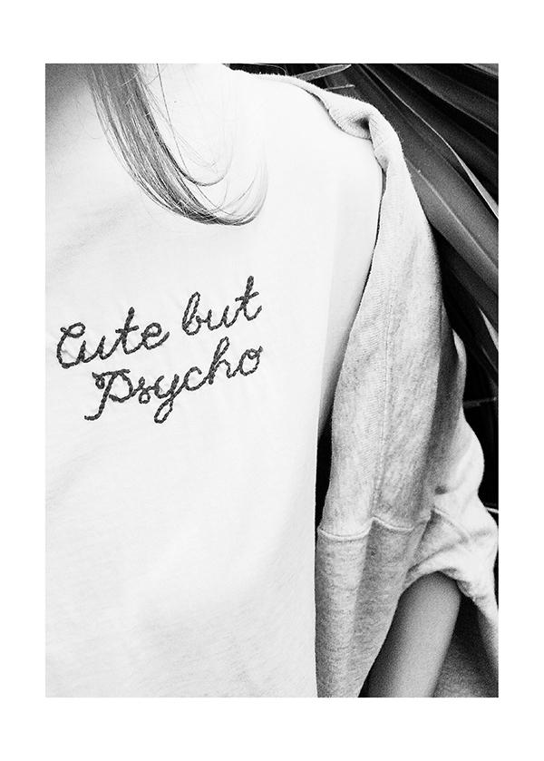Plakát Cute but psycho