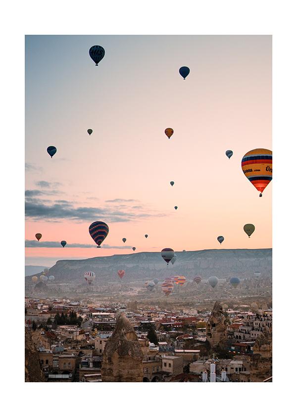 Plakát Balóny nad městem