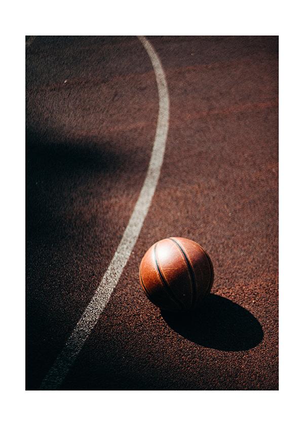 Plakát Basketbalový míč