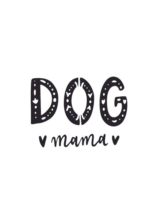 Plakát DOG mama