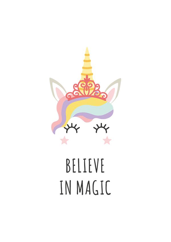 Plakát Believe in magic