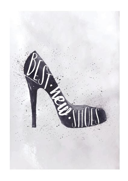 Plakát Best new shoes