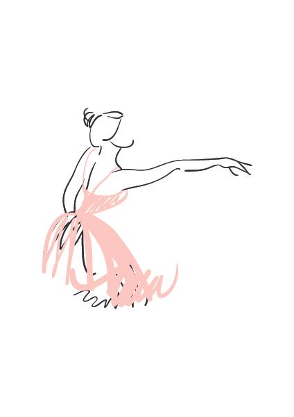 Plakát Balerina
