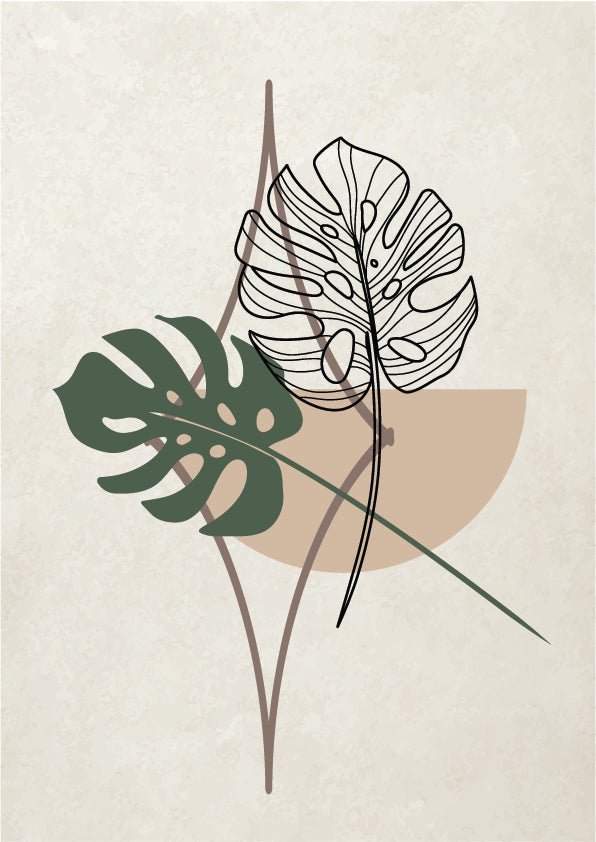 Plakát Botanický půlkruh Set4