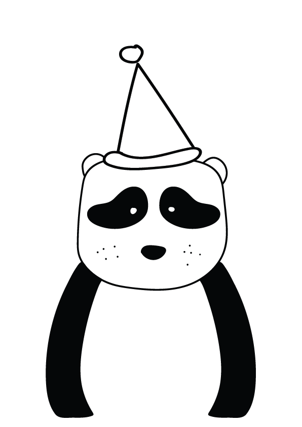 Plakát Černobílá panda