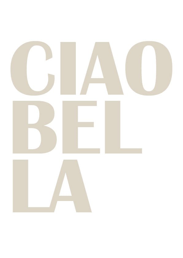 Plakát Ciao bella
