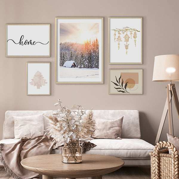 Plakát Beige boho Set1