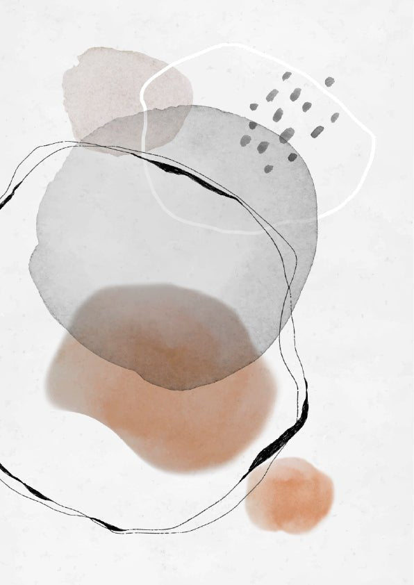 Plakát Abstract circles