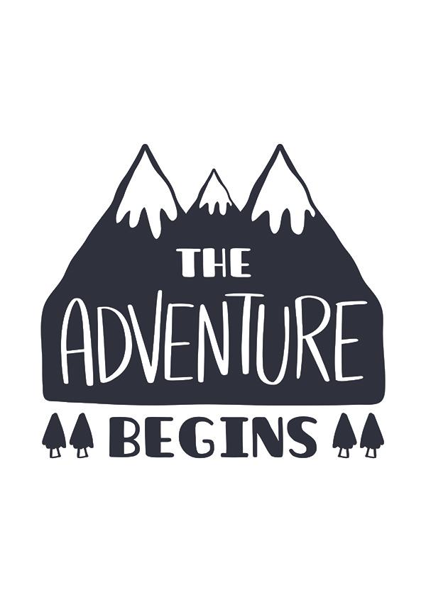 Plakát Adventure begins