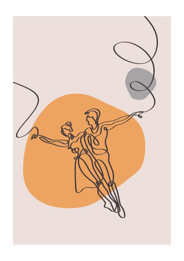 Plakát Akrobati Set1