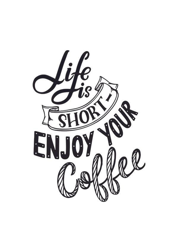 Plakát Enjoy your coffee