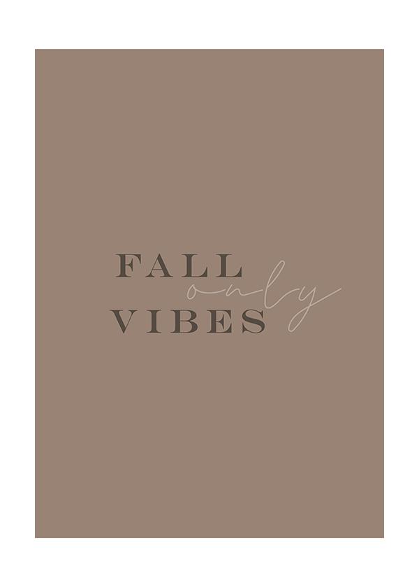 Plakát Fall vibes