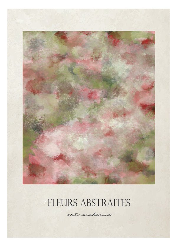 Plakát Fleurs Abstraites