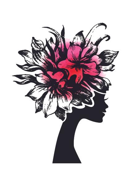 Plakát Flower hat