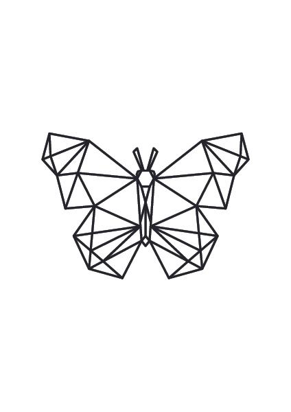 Plakát Geometrický motýl