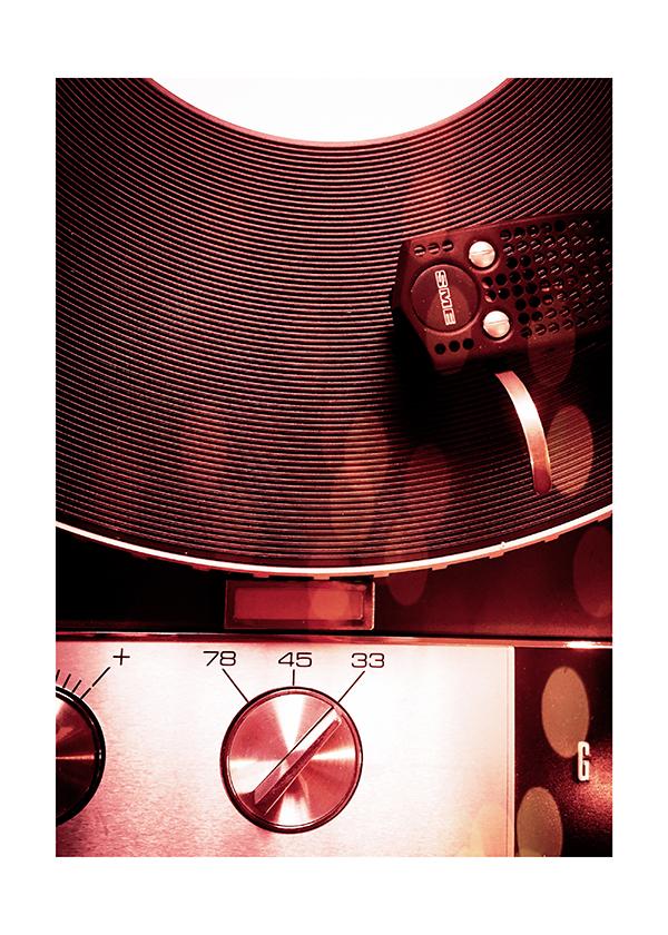 Plakát Gramofon v detailu