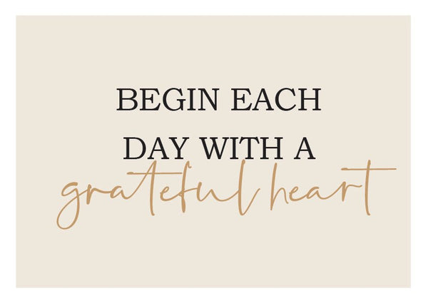 Plakát Grateful heart